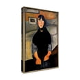 thumbnail image 4 of Amedeo Modigliani 'Young Woman of the People, 1918' Canvas Art - 30 x 47 Inches, 4 of 4