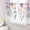 White, variant on Sheer Curtains 45 Inch Length 2 Panels Set for Kitchen, Wild Flowers Semi Sheer Curtains for Windows, Vintage Country Floral Leaf Plant Beige Voile Window Treatments Rod Pocket Curtain