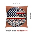 thumbnail image 4 of nygtbtfer Pillow Set of 2 Pillow Covers Blue Red for Home Sofa Decor Ofertas Relampago Del Dia White, 4 of 7