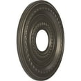 thumbnail image 2 of Ekena Millwork 13"OD x 3 1/2"ID x 3/4"P Cole Thermoformed PVC Ceiling Medallion (Fits Canopies up to 4 1/4"), Universal Aged Metallic Weathered Steel, 2 of 10