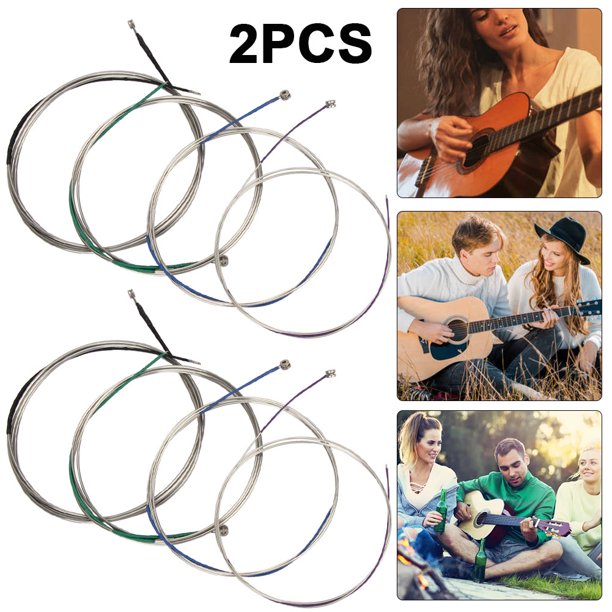 DQrwqpou Juego cuerdas para violonchelo plata alemana 2 uds. tamaño 4/4 3/4 C-G-D-A regalos para principiantes