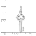 thumbnail image 4 of Sterling Silver Polished Miniature Key Pendant, 4 of 4