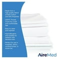 thumbnail image 4 of Bariatric Hospital Bed Sheets Set - 42 x 80 - Soft, Durable, and Hygienic Bedding for Home & Facilities - Flat Sheet, Fitted Sheet, and Pillowcase - 50/50 Cotton- Blend - 200TC, 4 of 5