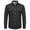 Black#Men's western cowboy shirts, variant on Mens Western Snap Button Shirts Casual Work Collared Tshirt With Front Pockets Solid Color Business Long Sleeve Tee White,XXL