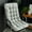 Gray, variant on weibbin Rocking Chair Cushion Large Rocking Chair Pads with Ties Premium Tufted High Back and Seat Cushion 37.01x17.32in