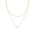 thumbnail image 1 of Collares de diamantes para mujer, collar de oro delicado chapado en oro de 14 quilates, collar de lariat largo y simple, collares de gargantilla de diamantes CZ dorados para mujer, collar de oro de m JAMW Sencillez, 1 of 4