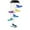 A, variant on Skegnu Holiday Gift Finder New Outdoor Solar Wind Chime Light LED Colorful Gradient EVA Ball Courtyard Wind Chime Clearance Under $5