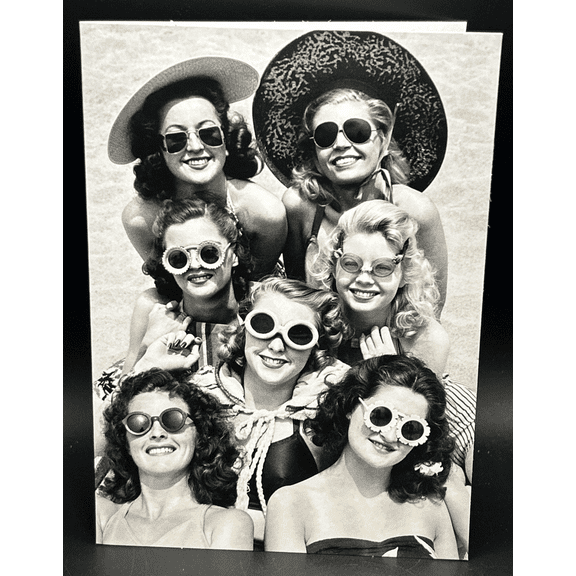 Avanti Press Women Wearing Sunglasses America Collection Birthday Card