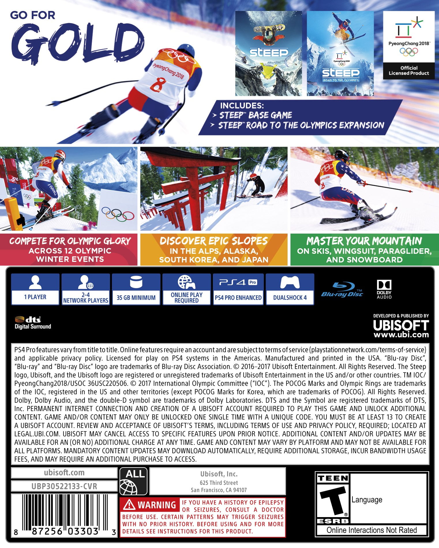 Amazon.com: Steep: Winter Games Edition (PS4) : Video Games