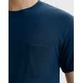 thumbnail image 4 of Hanes Beefy-T Unisex Cotton Pocket T-Shirt Navy 2XL, 4 of 5