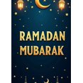 thumbnail image 5 of LUUFILx Ramadan Mubarak Backdrop Decorations Lanterns Crescent Stars Mosque Celebration Party Supplies Banner Ramadan Kareem Festive Display Photography Props, 5 of 8
