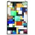 thumbnail image 2 of RADIANCE Goods Tiffany-Glass Rectangle Window Panel 20x32, 2 of 2