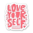 thumbnail image 1 of Love Yourself - 8" Vinyl Sticker - For Car Laptop I-Pad - Waterproof Decal, 1 of 1