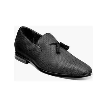 25343, Stacy Adams Shoes Tazewell Plain Toe Tassel Woven All Colors