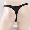 thumbnail image 4 of Pack de calzoncillos para hombre, bikini suave con bulto, ropa interior atractiva, regalo de cumpleaños para novio, negro, talla única, 4 of 4