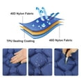 thumbnail image 2 of TSV Camping Sleeping Pad, Extra Thick Inflatable Mat with Air Pillow for Backpacking Hiking Traveling, 74.8 x 23.6'' Blue, 2 of 6