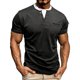 thumbnail image 2 of Tops para hombre, blusas y camisas de manga corta y cuello redondo para hombre. Jersey informal de dos piezas con bolsillo y cuello redondo de doble capa y manga corta de color liso a la moda para hom, 2 of 8