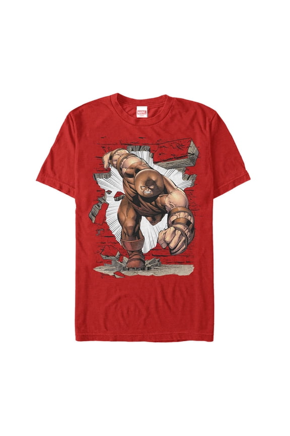 Men's Marvel X-Men Juggernaut Crash Graphic Tee Red 3X Large