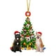 thumbnail image 2 of 1pc Christmas Tree Ornament Christmas Ornament Acrylic Christmas Pendant Hanging Ornaments For For Christmas Tree Holidays Party Car Home Decor, 2 of 6