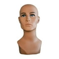 thumbnail image 3 of Maniquí Peluca de cabeza para hombre, soporte de PVC multiusos resistente, cabeza de maniquí, soporte de exhibición para peluca, sombreros, joyería,, 3 of 8