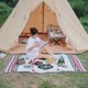 thumbnail image 3 of Manta plegable para picnic, alfombrilla suave para puerta para viajes de camping al aire libre (90x180cm) Likrtyny Para estrenar, 3 of 9