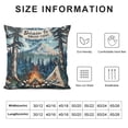 thumbnail image 5 of SHANXI Camper Pillow Covers，Camping Classroom Decor，Camping Decor Throw Pillow Covers for Bedroom Room Sofa，Camping Decor for Camper 20x20in, 5 of 5