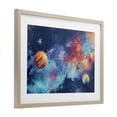 thumbnail image 2 of Stupell Industries Contemporary Nebula Dreams Scattered Planets Birch Framed Print Under Glass, 20 x 14, by Creative Studio, 2 of 8