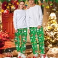 thumbnail image 3 of Christmas Pajama Pants Women Men Matching Xmas Pjs Pants Pajama Bottom Couples Lounge Sleepwear Costume Christmas Gifts, 3 of 8