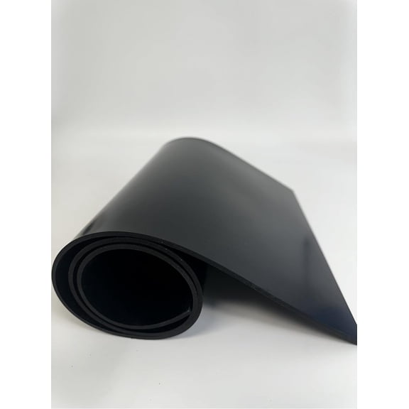 Rubbersheet Warehouse Cuttable Non Slip Mat, Tool Box Liner, Drawer Liners, Shelf Liners for Kitchen Cabinets Non-Adhesive, 16inch x 6 ft (Neoprene Solid Rubber)