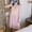 Pink, variant on ALLLIST Nightgowns for Women Summer Sleeveless Sleep Dresses Breathable Blue Bow Print Night Clothes Women Sleepwear