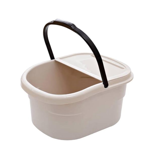 Lavabo para Pies para Remojar Los Pies, ño para Pies, SPA, ñera para Remojar Los Pies, Cubo para Pies de 12L, ñera para Remojar Los Pies para Vi blanco