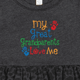 thumbnail image 4 of Inktastic My Great Grandparents Love Me Girls Baby Dress, 4 of 5