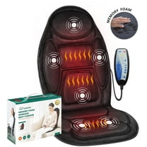 Snailax Back Massager with Heat, Soothing Memory Foam Massage Chair Pad for Home Use, Father's Day Gift