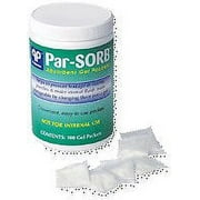 Parthenon PAPARSORB Par-Sorb Absorbent Gel Packets - Jar of 100