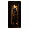 thumbnail image 2 of Cheap Halloween Decorations Clearance for Home – Halloween Class Door Cover 70.86x35.43 inch, Halloween Themed Designs Door Covers Decorative, Winter Front Door Decor (A), 2 of 6