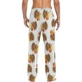 thumbnail image 2 of HPINK-T Thanksgiving Turkey Pajama Pants for Men Pajama Bottoms Sleep Lounge Pjs Pantsc, 2 of 7