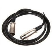 AYA 10Ft (10 Feet) XLR 3-Pin Male to Female Microphone Extension Cable 22AWG