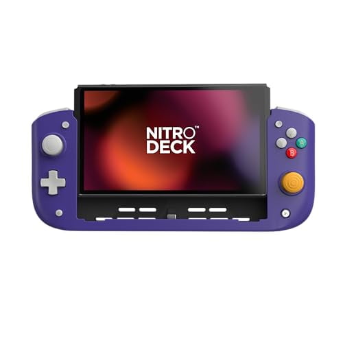 (Open Box) CRKD PROFESSIONAL HANDHELD DECK SWITCH/ OLED ZERO STICK DRIFT RETRO PURPLE