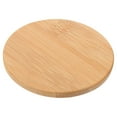 thumbnail image 1 of Reusable Bamboo Lid Ceramic Mug Lid Bamboo Coffee Cup Lid Coffee Mug Cover, 1 of 6