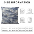 thumbnail image 5 of COMIO  Abstract Textured Decorative Throw Pillow Covers for Bed Pillowcases Accent Throw Pillows for Couch Fall Deocr, Navy Blue, 5 of 5
