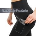 thumbnail image 4 of Leggings Leafigure paquete de 2 de tiro alto con bolsillos L/XL, 4 of 7