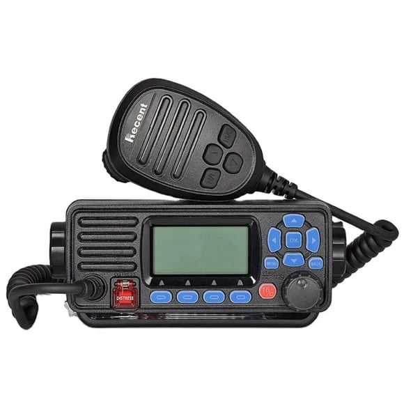 Recent RS-509M Transmisor VHF Radio Móvil Exterior Impermeable IPX7, Radio Marino
