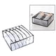 thumbnail image 3 of Organizador de cajones con divisor para armario, caja de almacenamiento para ropa interior, corbata, hogar, viajes, para mujeres y hombres Black 6 Gripes, 3 of 7