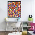 thumbnail image 3 of Stupell Industries Eclectic Colorful Gumballs Close Up Black Floating Frame Canvas Art, 25 x 31, by LISH Creative, 3 of 8