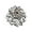 Silver, variant on Elegant Leather Peony Flower Brooch Pin for Women Men Handmade Dainty Imitation Leather Rose Floral Brooches Lapel Pins Glossy Wedding Holiday Christmas Dress Accessories Jewelry Gift