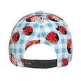 thumbnail image 6 of Balery Baseball Cap Adjustable Size for Running Workouts and Outdoor Activities All Seasons Dad Hat(Flowers and Lady Bugs), 6 of 8