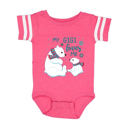 

Inktastic My Gigi Loves Me- Cute Polar Bears Gift Baby Boy or Baby Girl Bodysuit