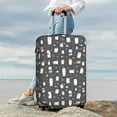 thumbnail image 7 of Rateoe Lovely Penguin Printed Luggage Cover, Suitcase Protector Fits 18-32 Inch Luggage-Medium, 7 of 7
