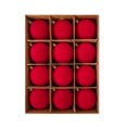 thumbnail image 4 of 12 Pcs Christmas Tree Decorations Velvet Christmas Balls Flocked Christmas Tree Ball Ornaments Plastic Xmas Decorative Hanging Ornaments(2.36 Inch), 4 of 6
