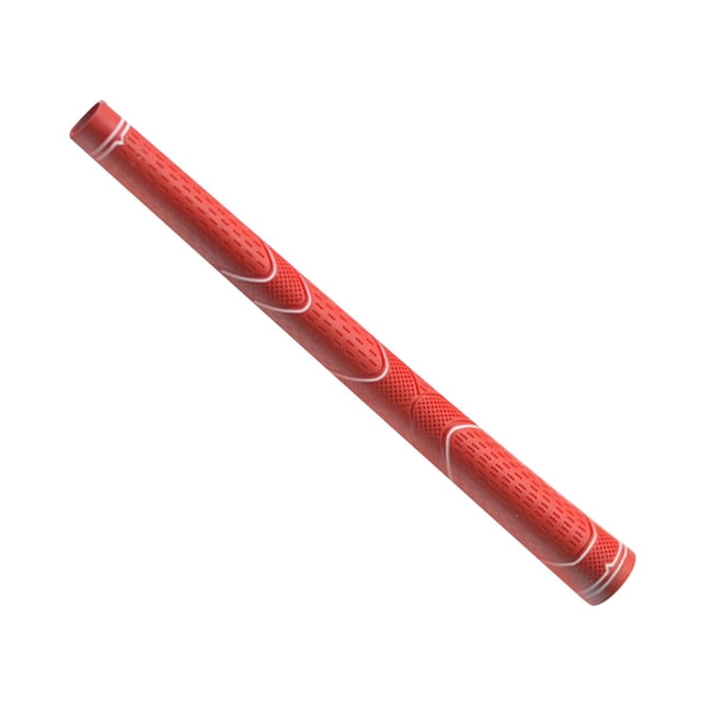 Agarre de Golf para niños, antideslizante, absorción de golpes, agarre mejorado, cómodo, resistente al desgaste, agarre profesional de goma para palos Rojo